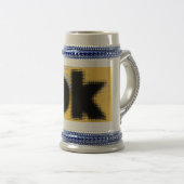 OK Vibes - Simple & Bold" Bierglas (VorderseiteRechts)