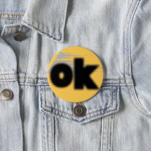 "OK Vibes - Simple & Bold" Button (Beispiel)