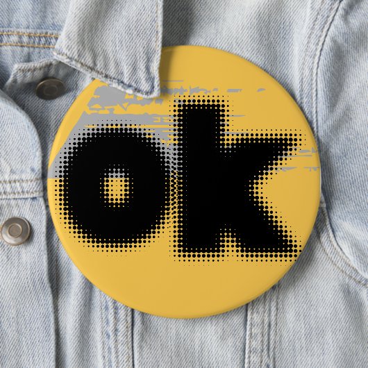 "OK Vibes - Simple & Bold" Button (Beispiel)