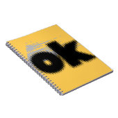 OK Vibes - Simple & Bold" Notizblock (Rechte Seite)