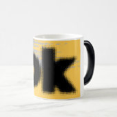 OK Vibes - Simple & Bold" Verwandlungstasse (VorderseiteRechts)