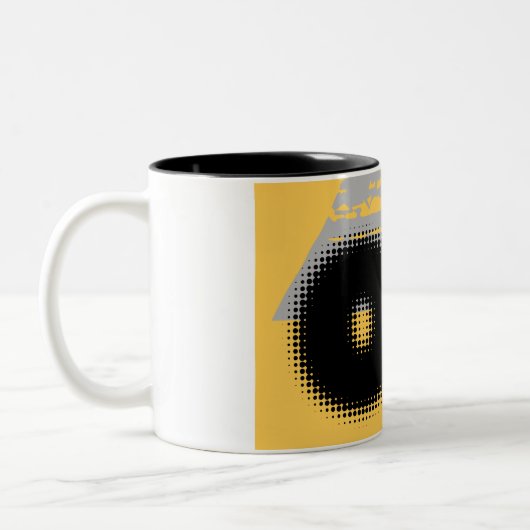 OK Vibes - Simple & Bold" Zweifarbige Tasse (Links)