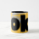 OK Vibes - Simple & Bold" Zweifarbige Tasse (Mittel)