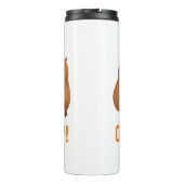 "Ok, wir holen auf!" Funny Capybara Meme Thermosbecher (Rückseite)