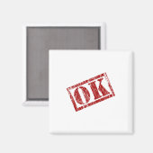 OK Written Magnet (Vorderseite/Rückseite)