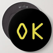OK-Zeichen Button (Vorne & Hinten)