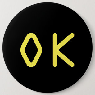 OK-Zeichen Button
