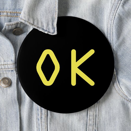 OK-Zeichen Button (Beispiel)