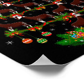 Oka Christmas Tree Funny Xmas Lover Poster (Ecke)