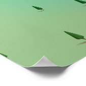 Okanagan Lake British Columbia Kanada Karte Poster (Ecke)