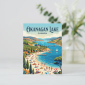 Okanagan Lake Kanada Postkarte (Stehend Vorderseite)