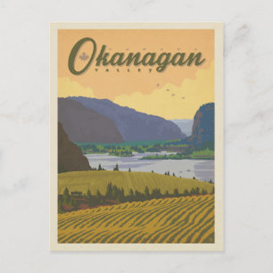 Okanagan Valley Canada Postkarte
