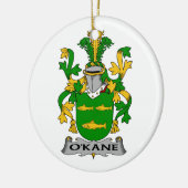 O'Kane Familienwappen Keramikornament (Links)