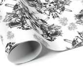 O'Kane Logo-Packpapier (Schwarzes u. Grau) Geschenkpapier (Rolleneckpunkt)