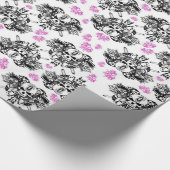 O'Kane Logo-Packpapier (Schwarzes u. Rosa) Geschenkpapier (Ecke)