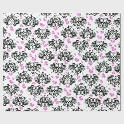 O'Kane Logo-Packpapier (Schwarzes u. Rosa) Geschenkpapier (Flach)