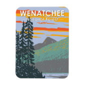 Okanogan Wenatchee National Forest Washington Magnet (Vertikal)