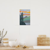Okanogan Wenatchee National Forest Washington Poster (Küche)