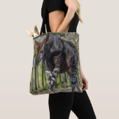 Okapi an der Zoo Taschen-Tasche Tasche (Von Nahem)