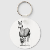 Okapi Art Keyring Schlüsselanhänger (Vorderseite)