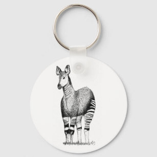 Okapi Art Keyring Schlüsselanhänger