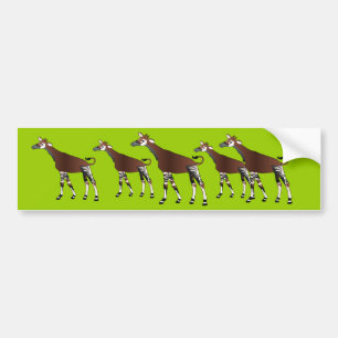Okapi-Autoaufkleber Autoaufkleber