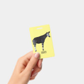 Okapi cartoon Illustration Ausweis (Handheld)