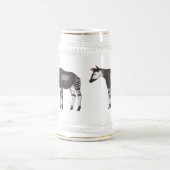 Okapi cartoon Illustration Bierglas (Mittel)