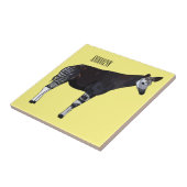 Okapi cartoon Illustration Fliese (Seite)