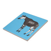 Okapi cartoon illustration fliese (Seite)