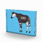 Okapi cartoon illustration fotoblock (Rechts)