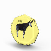 Okapi cartoon Illustration Fotoblock (Rechts)