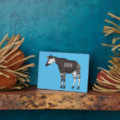 Okapi cartoon Illustration Fotoplatte (Seite)