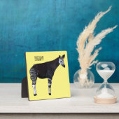 Okapi cartoon Illustration Fotoplatte (InSitu)