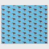 Okapi cartoon Illustration Geschenkpapier (Flach)