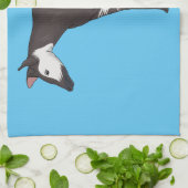Okapi cartoon illustration geschirrtuch (Gefaltet)