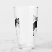 Okapi cartoon Illustration Glas (Rechts)