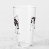 Okapi cartoon Illustration Glas (Links)