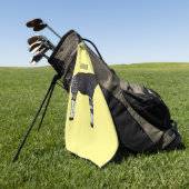 Okapi cartoon Illustration Golfhandtuch (Gras)