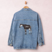 Okapi cartoon Illustration Jeansjacke (Hangar)