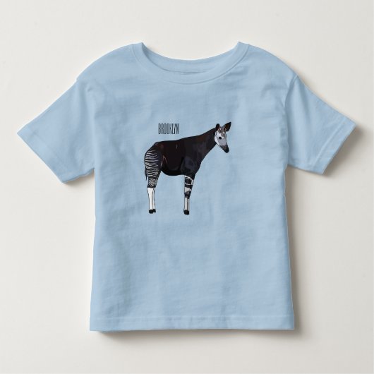 Okapi cartoon Illustration Kleinkind T-shirt (Vorderseite)