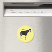 Okapi cartoon Illustration Magnet (In Situ (Geschirrspüler))