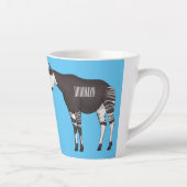 Okapi cartoon Illustration Milchtasse (Rechts)