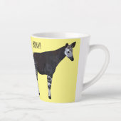 Okapi cartoon Illustration Milchtasse (Rechts)