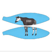 Okapi cartoon Illustration Mini Basketball (Panele)