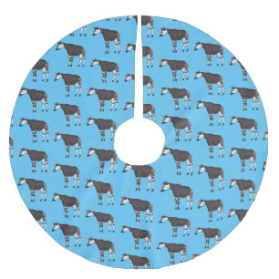 Okapi cartoon Illustration Polyester Weihnachtsbaumdecke
