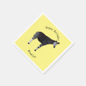 Okapi cartoon Illustration Serviette (Ecke)