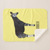 Okapi cartoon Illustration Sherpadecke (Vorderseite (Horizontal))