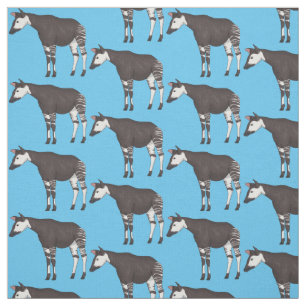 Okapi cartoon Illustration Stoff