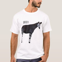 Okapi cartoon Illustration